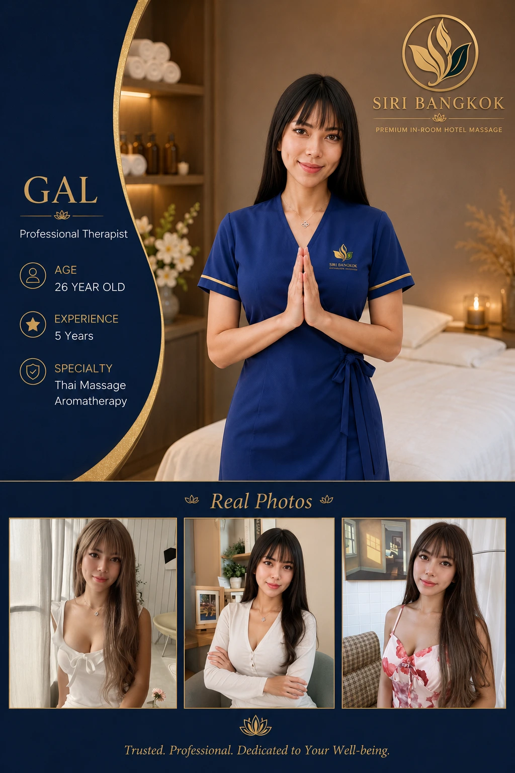 Gal massage therapist at Siri Bangkok Massage