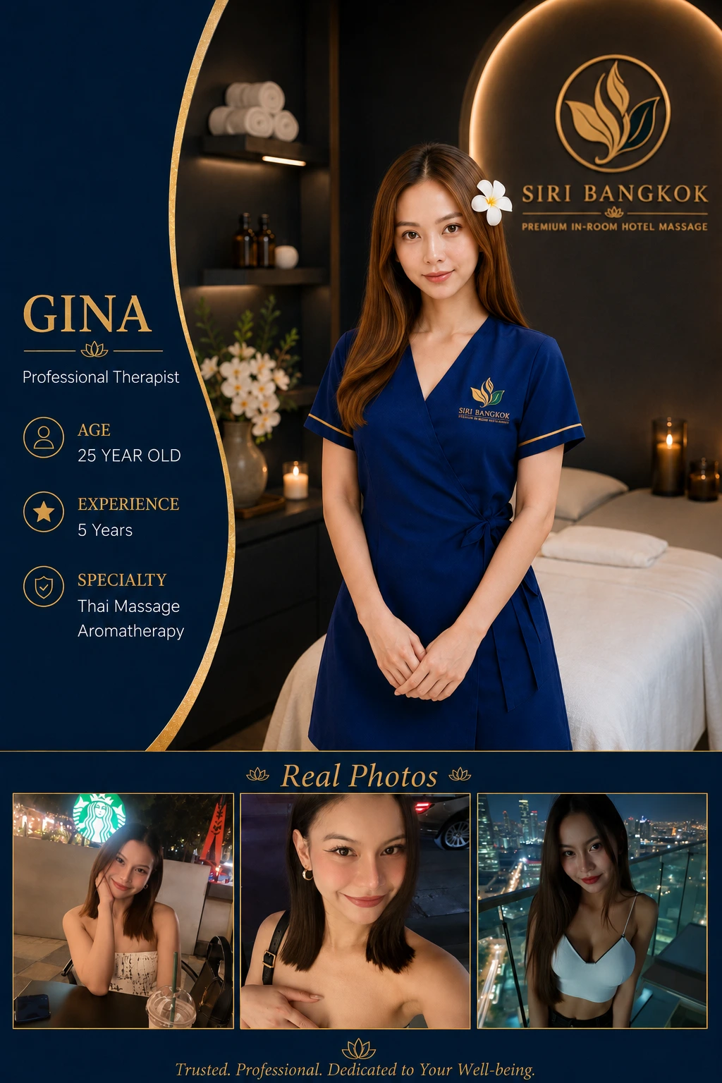 Gina massage therapist at Siri Bangkok Massage