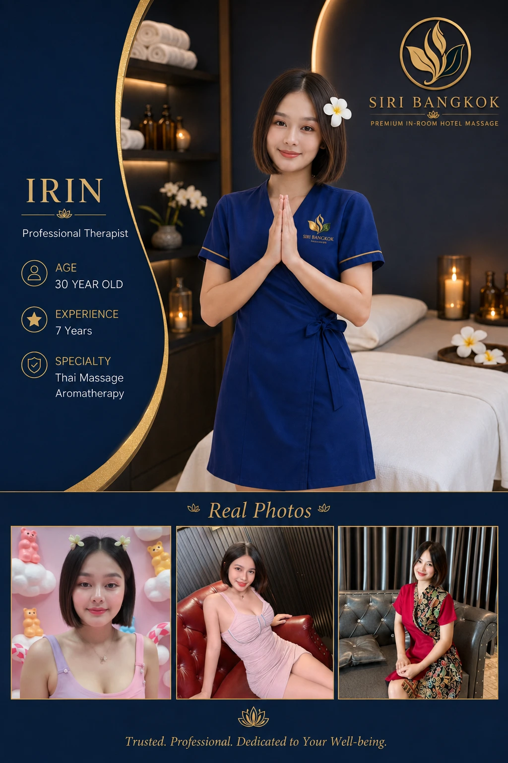 Irin massage therapist at Siri Bangkok Massage