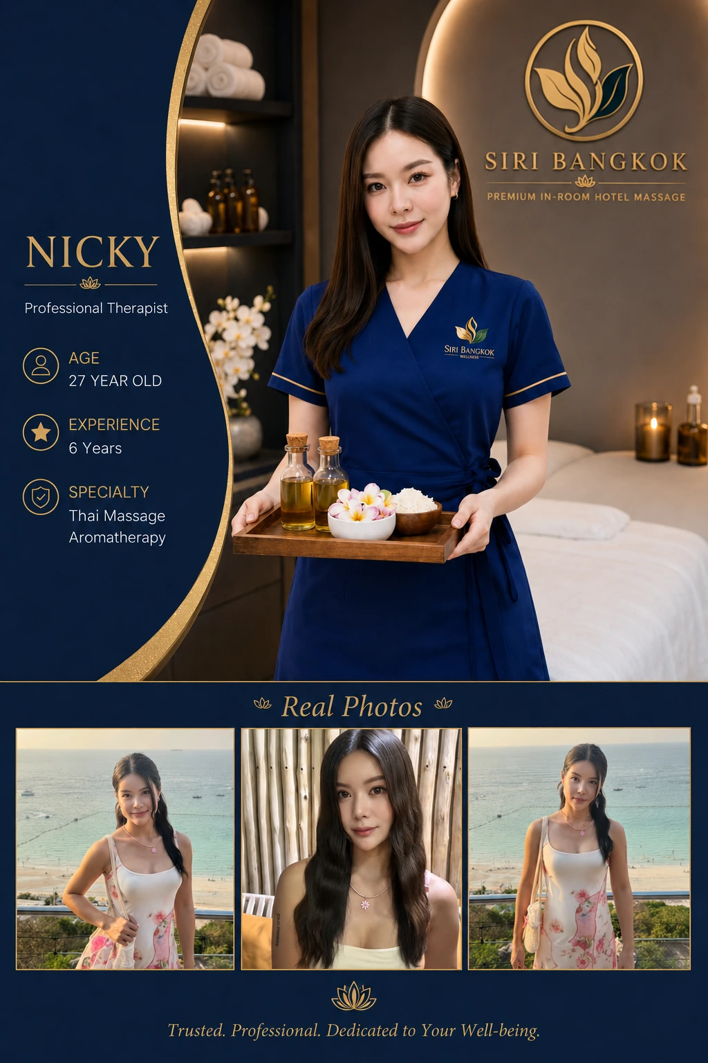 Nicky massage therapist at Siri Bangkok Massage