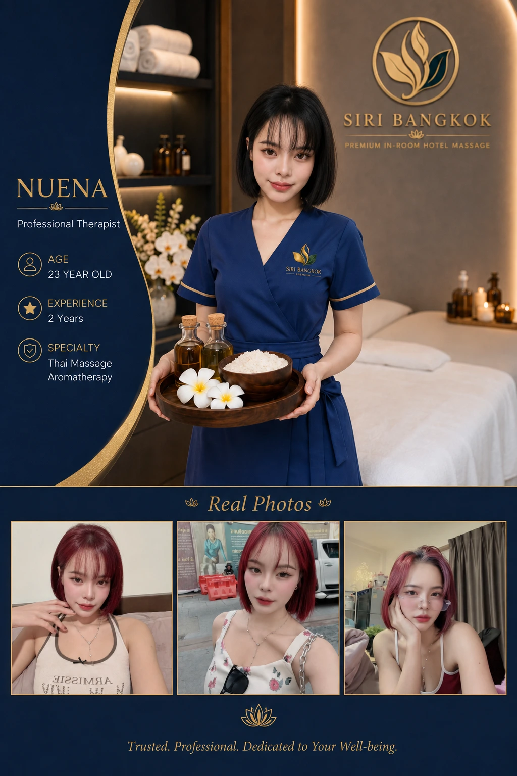 Nuena massage therapist at Siri Bangkok Massage