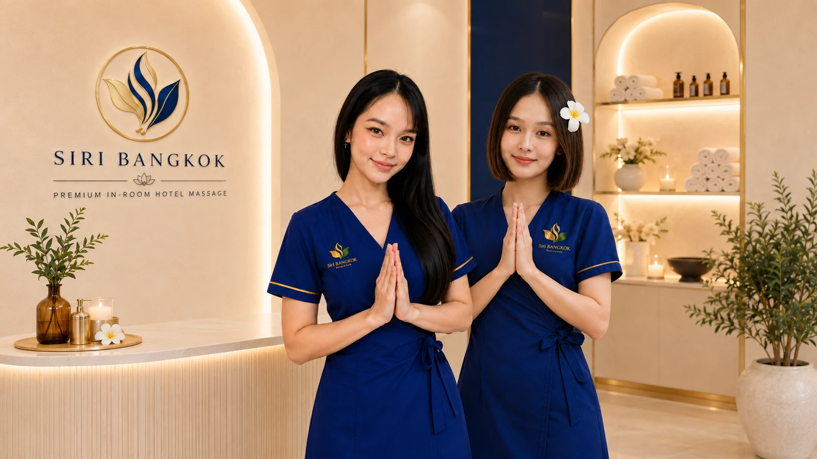 Professional massage therapists at Siri Bangkok Massage in Bangkok