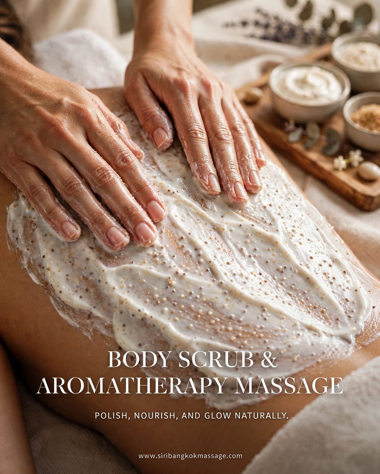 Body Scrub and Aroma Massage service at Siri Bangkok Massage