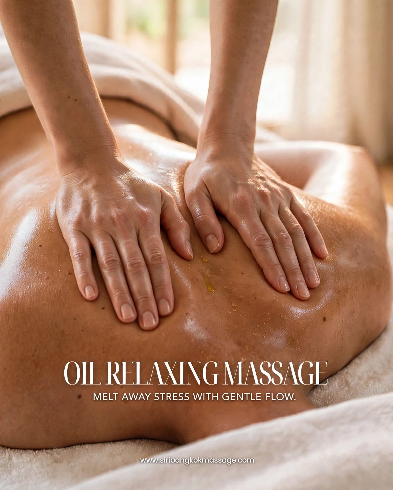 Oil relaxation massage at home in Bangkok
