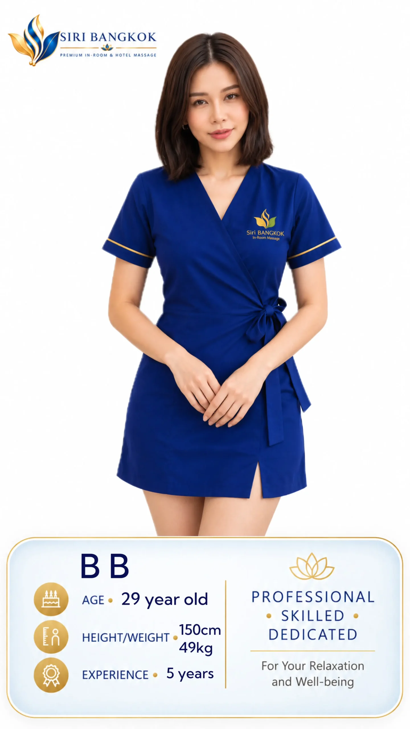 BB, professional massage therapist at Siri Bangkok Massage