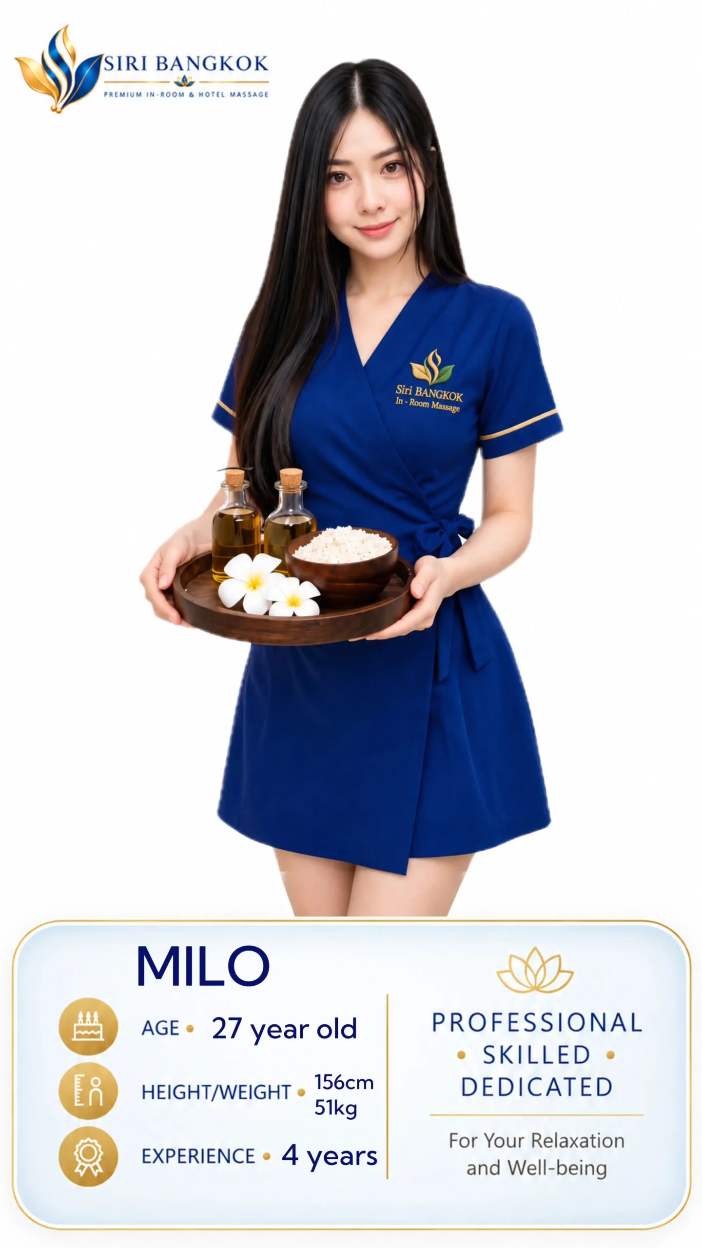 Milo, professional massage therapist at Siri Bangkok Massage