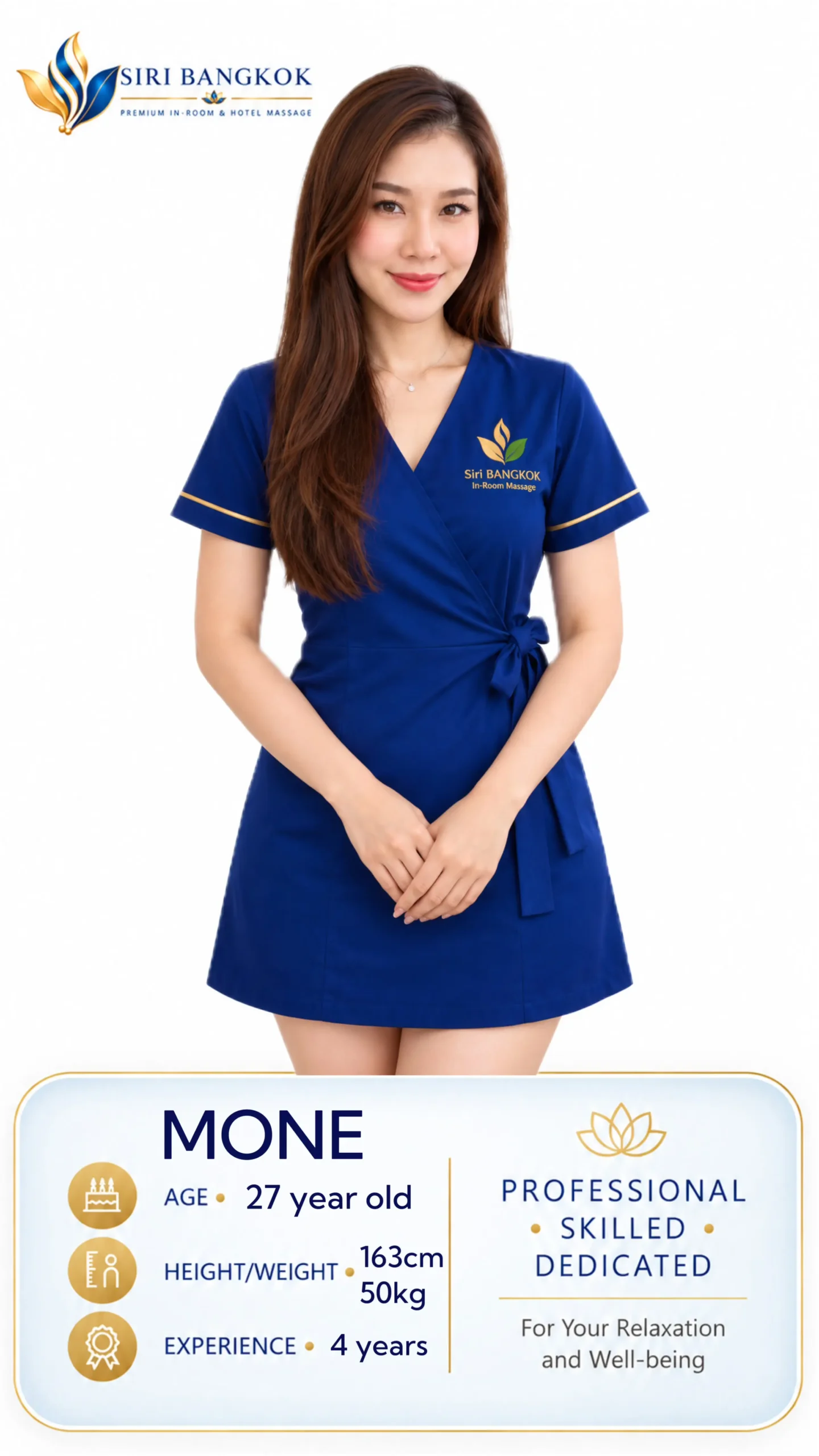 Mone, professional massage therapist at Siri Bangkok Massage