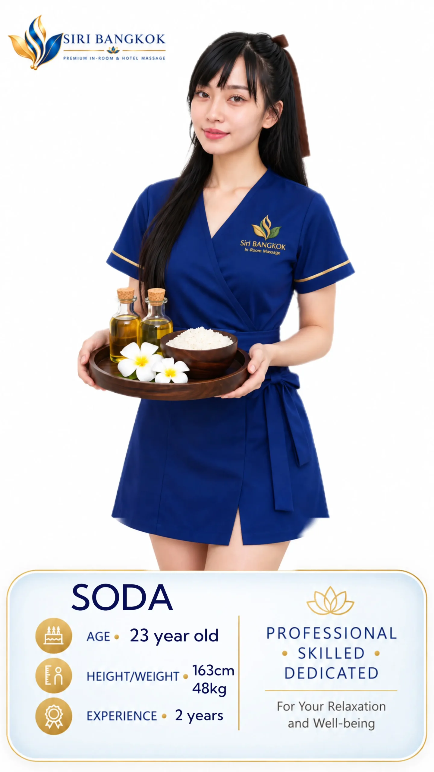 Soda, professional massage therapist at Siri Bangkok Massage