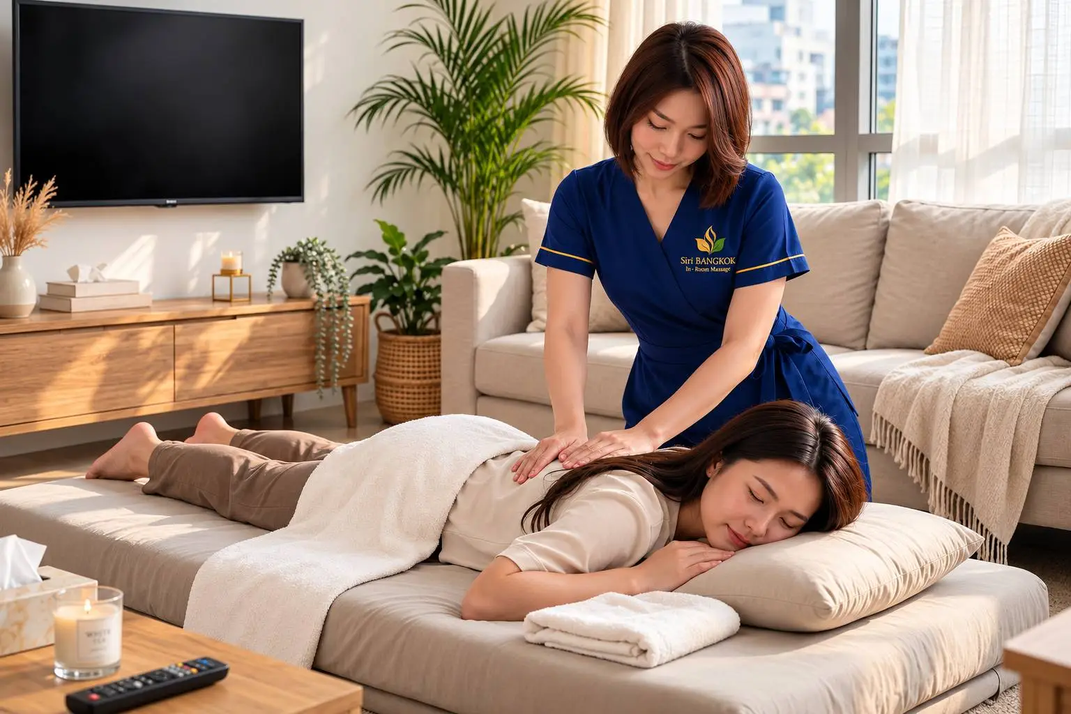 Booking a professional home massage in Bangkok with Siri Bangkok Massage